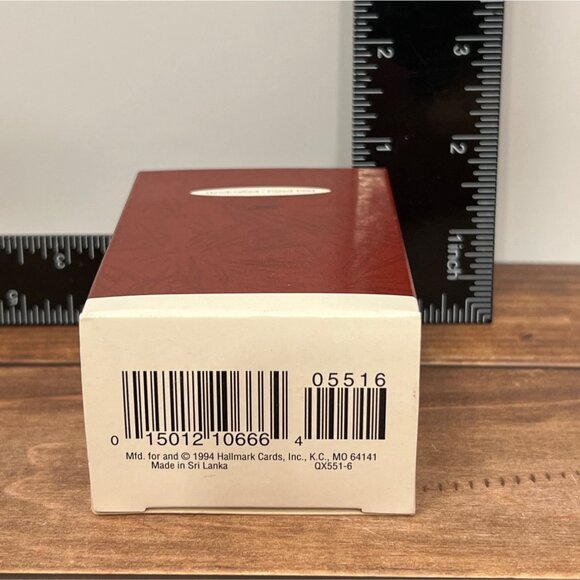 1994 HALLMARK KEEPSAKE ORNAMENT QX551-6 BROTHER CAR PUPPY DOG - Picture 3 of 8